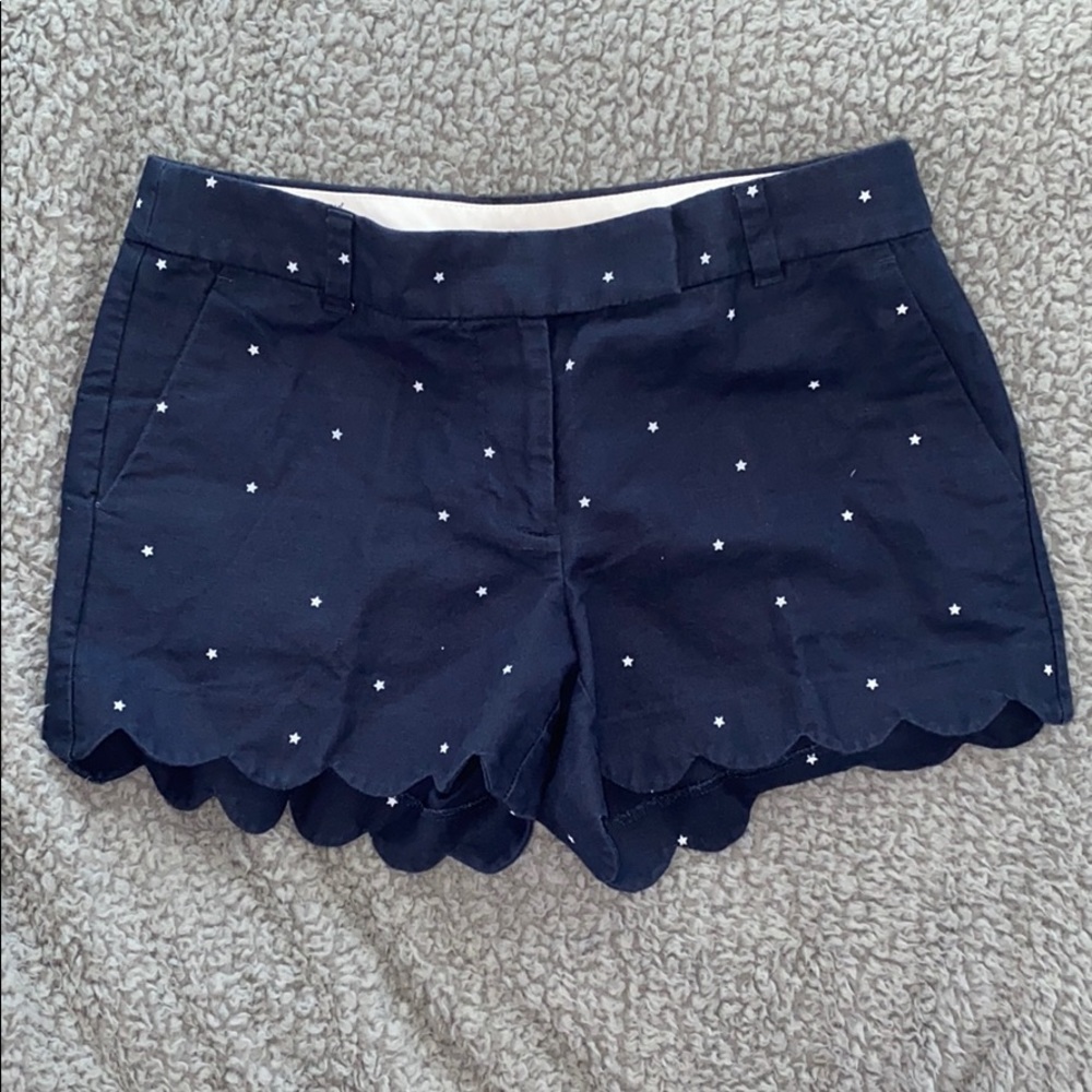 J. Crew Scalloped Shorts